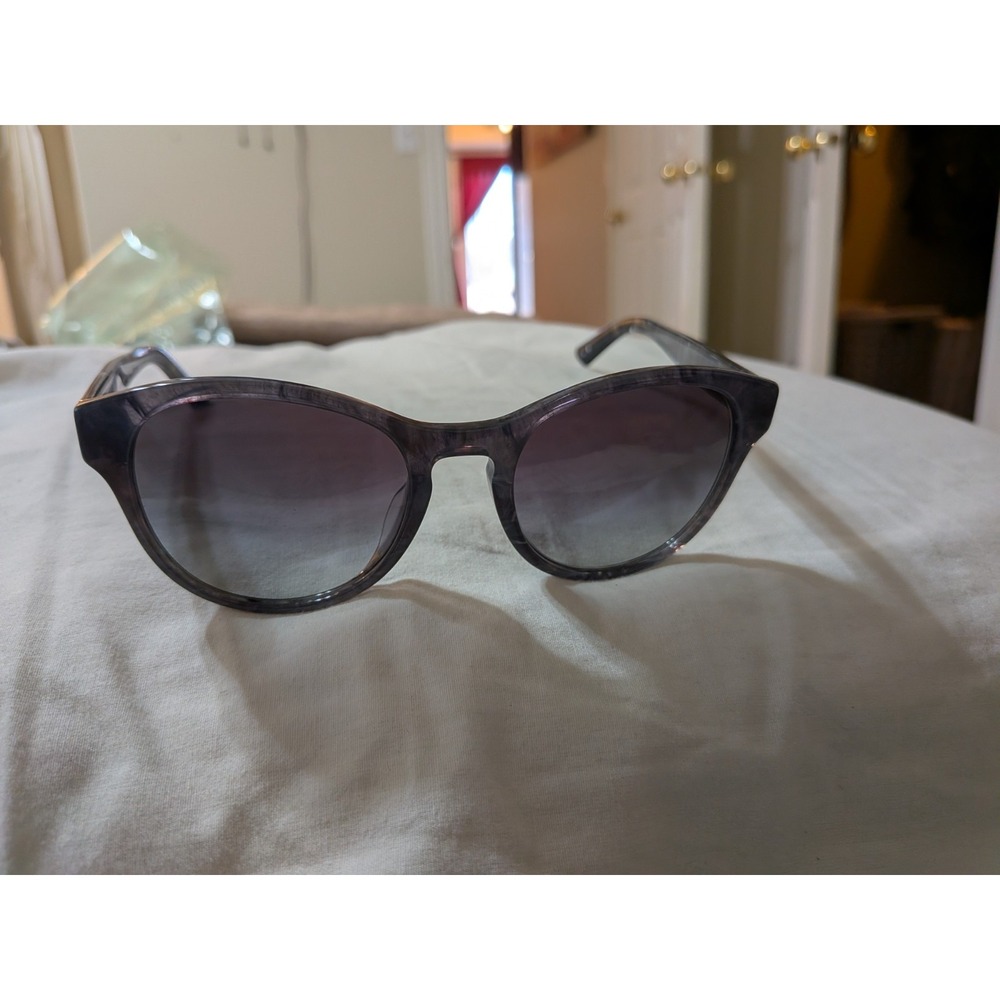 DOLCE & GABBANA ITALY DG3251 8g 52[]20 140 BLACK GRAY GRADIENT ROUND SUNGLASSES